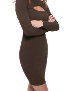 GUESS Rochie dama Viscoza - Maro - Maro