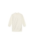 GUESS Rochie din amestec de bumbac cu aplicatii din strasuri
