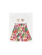 GUESS Rochie din amestec de bumbac organic cu imprimeu tropical
