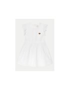 GUESS Rochie din bumbac cu maneci scurte