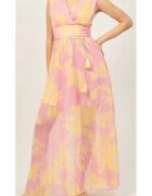 GUESS Rochie evazata - roz - 100% poliester