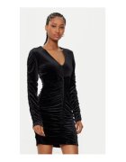 GUESS Rochie fronsata din catifea