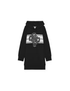 GUESS Rochie-hanorac cu gluga si logo din strasuri pe piept