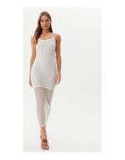 GUESS Rochie midi crosetata - fara maneci