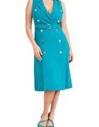 GUESS Rochie midi cu doua randuri de nasturi