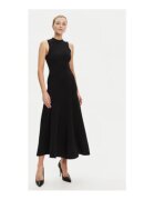 GUESS Rochie midi evazata - fara maneci cu decolteu la baza gatului
