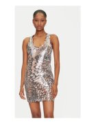 GUESS Rochie mulata cu imprimeu animal print