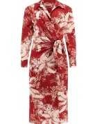 GUESS Rochie pentru femei - material poliester - culoare roșie - Rosu