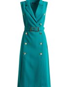 GUESS Rochie - Poliester - Verde -
