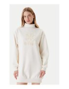 GUESS Rochie-pulover din amestec de poliester cu guler inalt
