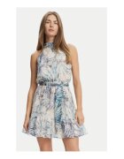 GUESS Rochie scurta fara maneci cu imprimeu floral