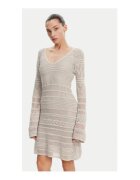 GUESS Rochie scurta tricotata cu decolteu in V