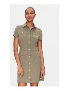 GUESS Rochie tip camasa cu maneca scurta