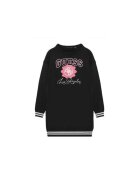 GUESS Rochie tricotata din amestec de lana cu margini contrastante - Negru