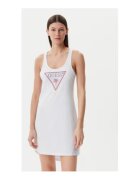 GUESS Rochie-tricou fara maneci cu imprimeu logo