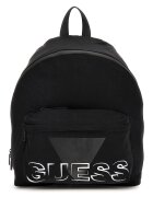 GUESS Rucsac cu imprimeu logo Venezia - Negru/Alb optic