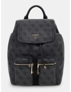 GUESS Rucsac cu model monograma Manhattan II - Gri antracit