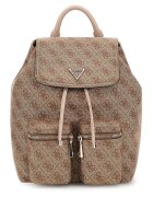 GUESS Rucsac cu model monograma Manhattan II - Maro deschis