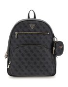 GUESS Rucsac cu model monograma Power Play II - Gri antracit