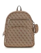 GUESS Rucsac cu model monograma Power Play II - Maro taupe
