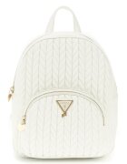 GUESS Rucsac de piele ecologica cu design matlasat - Alb