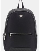 GUESS Rucsac de piele ecologica cu logo metalic - Negru