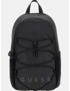 GUESS Rucsac din piele ecologica cu logo - Gri antracit