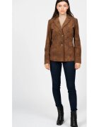 GUESS Sacou din piele cu nasturi -
