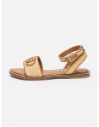 GUESS Sandale cu bareta pe glezna - Bej