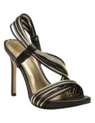 GUESS Sandale dama din piele naturala - Negru
