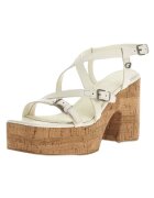 GUESS Sandale dama Piele naturala - Bej - Bej