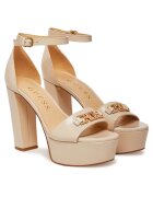 GUESS Sandale dama Piele naturala - Crem - Model FLJSET LEA03