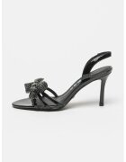 GUESS Sandale slingback cu strasuri - Negru