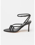 GUESS Sandale stiletto de piele - Negru