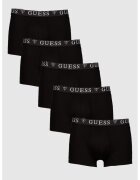 GUESS Set de boxeri cu banda elastica in talie - 5 Perechi - Negru