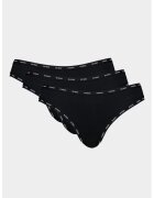 GUESS Set de chiloti brazilieni - 3 perechi - Negru