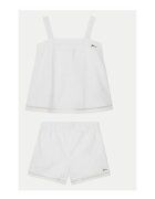 GUESS Set de top din bumbac si pantaloni scurti - 2 piese