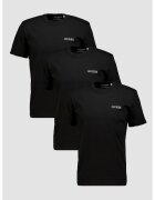 GUESS Set de tricouri de casa din bumbac - 3 Piese - Negru