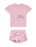 GUESS Set tricou si pantaloni scurti pentru fete