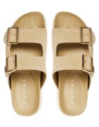 GUESS Slapi dama piele naturala - nude