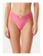 GUESS Slip de baie cu element metalic - roz