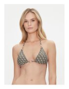 GUESS Sutien de baie cu insertii metalice