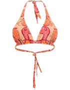 GUESS Sutien de baie halter - Portocaliu