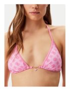 GUESS Sutien de baie triunghiular cu imprimeu logo