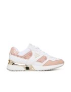 GUESS Tenisi dama FLFMIC ELE12 - piele ecologica - alb/roz