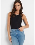 GUESS Top-body cu logo discret - Negru