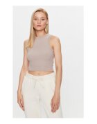 GUESS Top crop cu decolteu la baza gatului