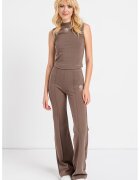 GUESS Top cu logo pentru fitness - Kaki