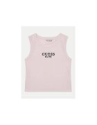 GUESS Top cu logo si decolteu rotund