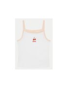 GUESS Top din amestec de bumbac cu detaliu brodat